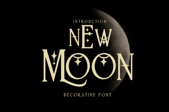 Design & Download the New Moon Font