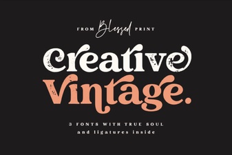 Craft Your Project with Vintage Font Creativity