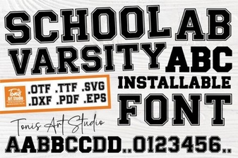 Varsity Font: Design & Projects for School Spirit
