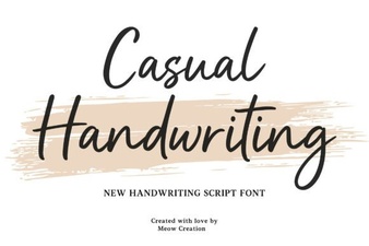 Casual Fonts for Creative Projects & Everyday Use