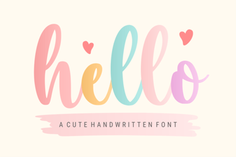 Hello Font Design Ideas for Creative Projects